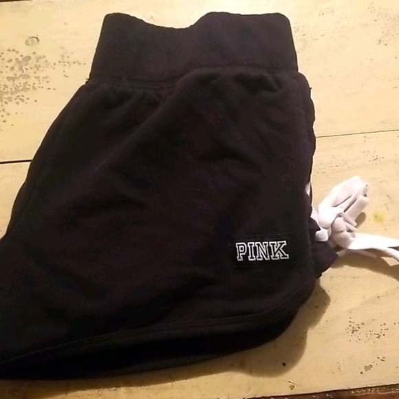 Victoria's Secret PINK Black Lace up Booty shorts - Picture 3 of 6